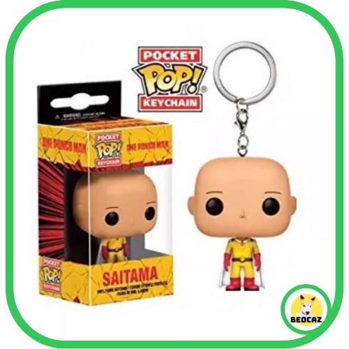 [Ship Hỏa Tốc][Full Box] [Tặng Hộp Bảo Vệ] Móc khoá Funko dễ thương nhân vật Saitam One Punch Man Chỉ Một Cú Đấm