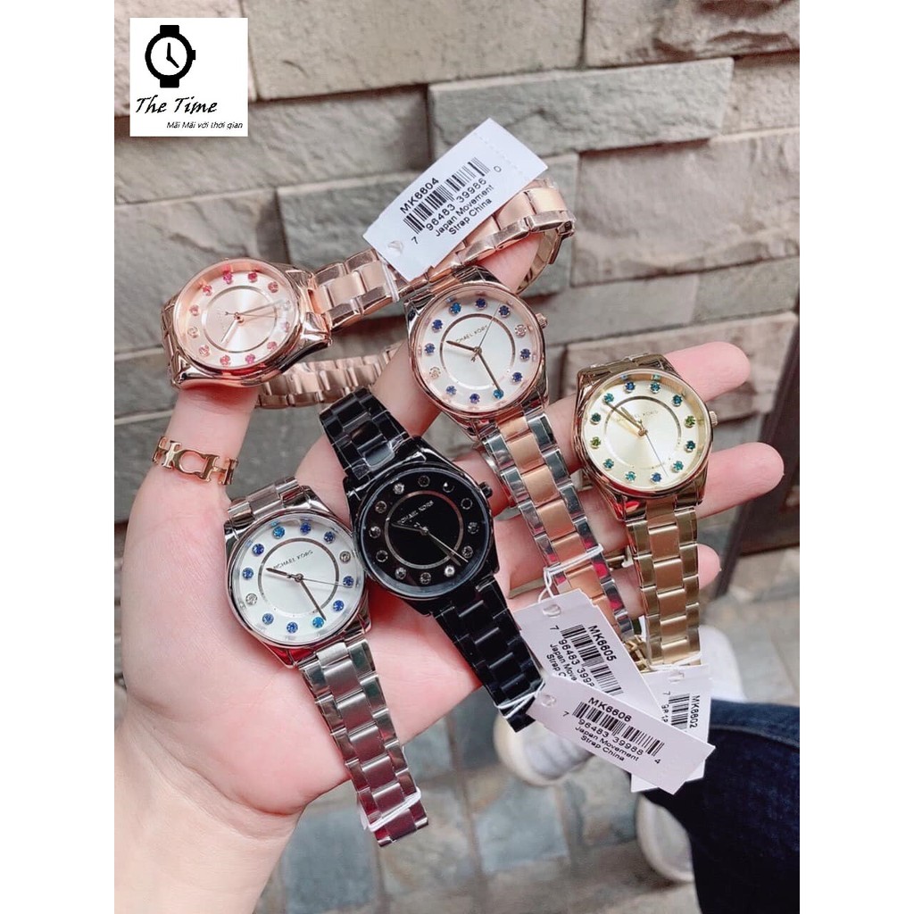 Đồng hồ nữ Michael Kors Colette Watch, MK6600, MK 6602, MK6604, MK6605, MK6606 - Case 34mm, 3atm