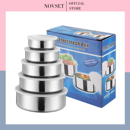 Bộ thố lạnh inox 5 món