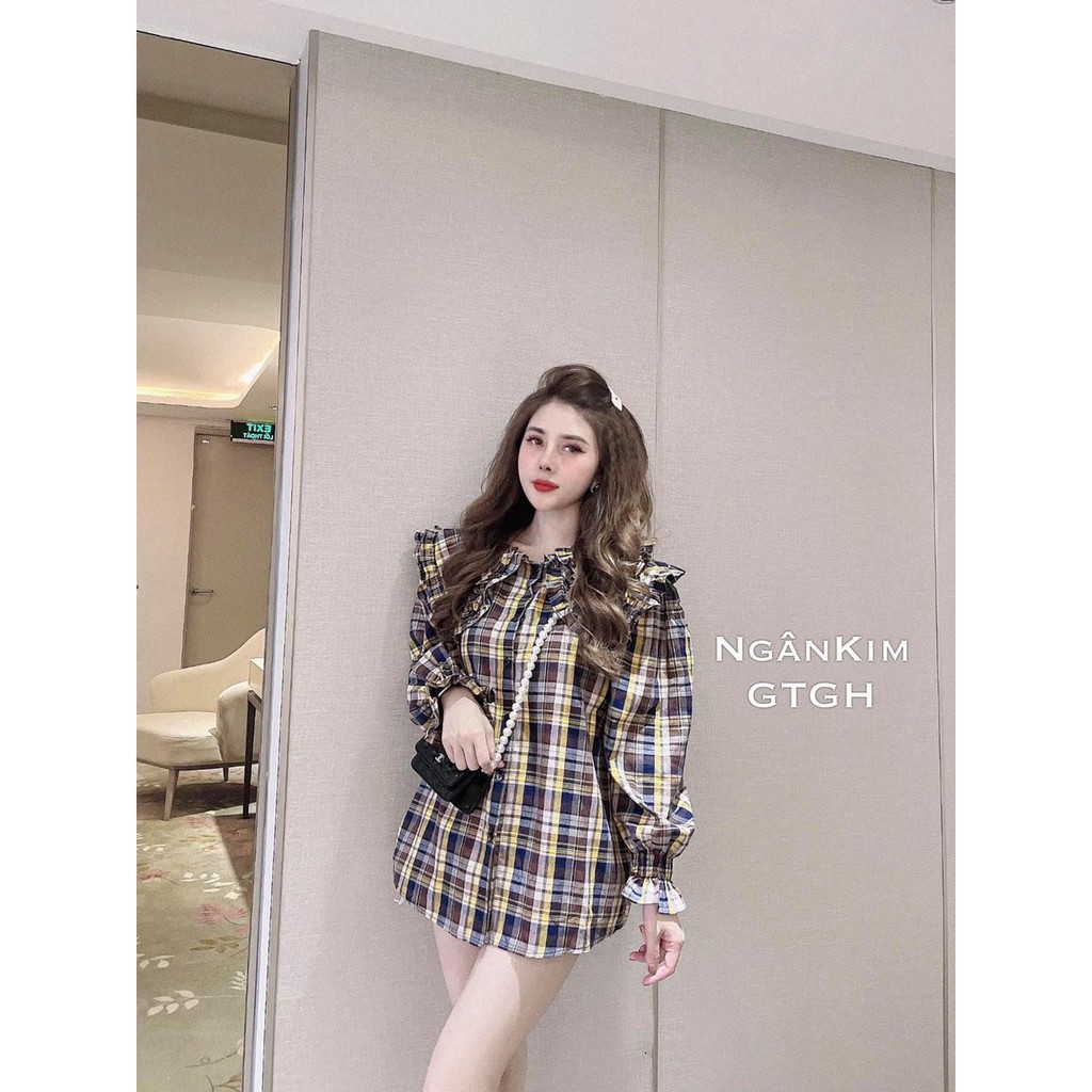 Áo Sơ Mi Kẻ Cổ Bèo | BigBuy360 - bigbuy360.vn