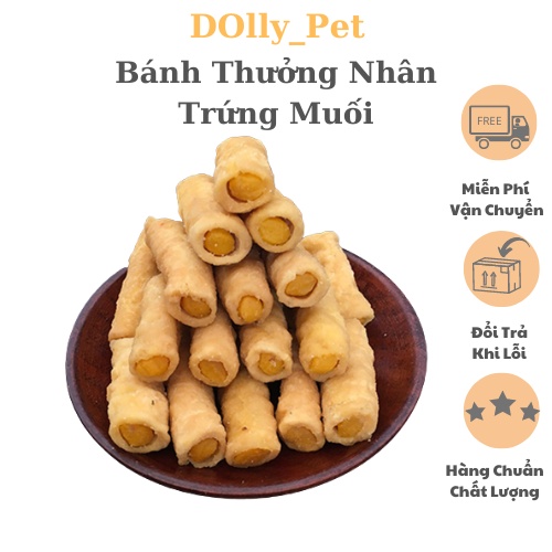 Bánh Thưởng Vị Trứng Muối Funny U Cho Chó Mèo - 100Gr