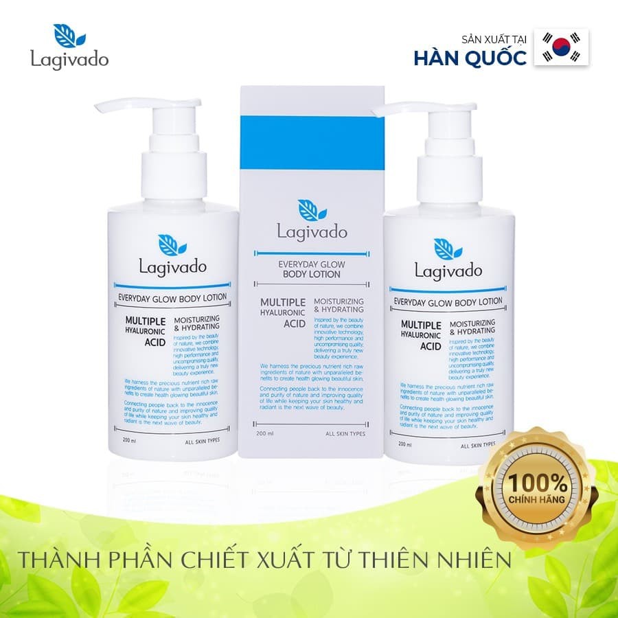 [ TẶNG 2 MIẾNG MẶT NẠ ] Kem dưỡng da toàn thân Body Lagivado 200ml | BigBuy360 - bigbuy360.vn