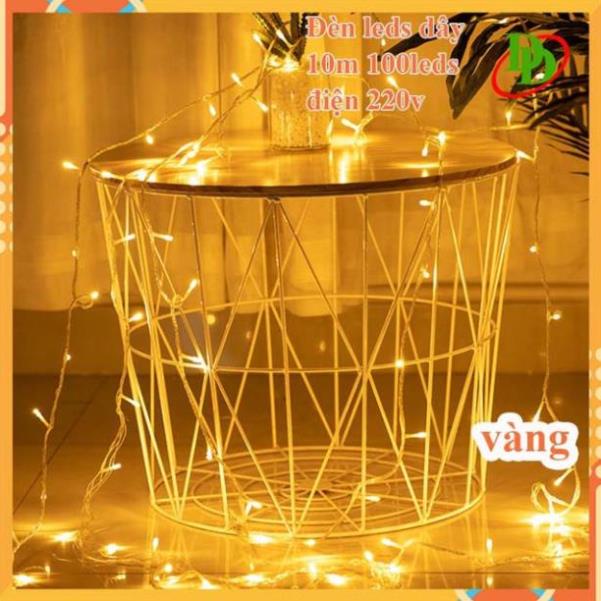 Dây Đèn Led 10m-100 leds trang trí noel - sân vườn - quán cafe