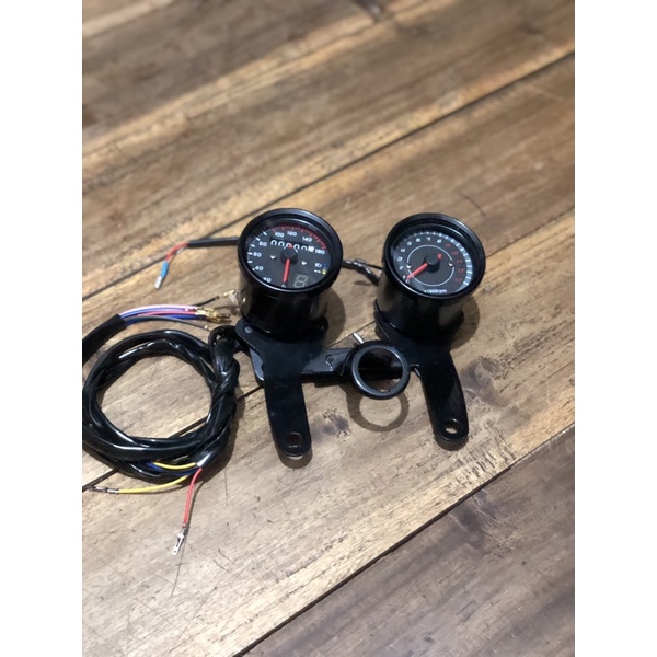 Đồng hồ công tơ xe máy độ classsic cafe,tracker,streetcud