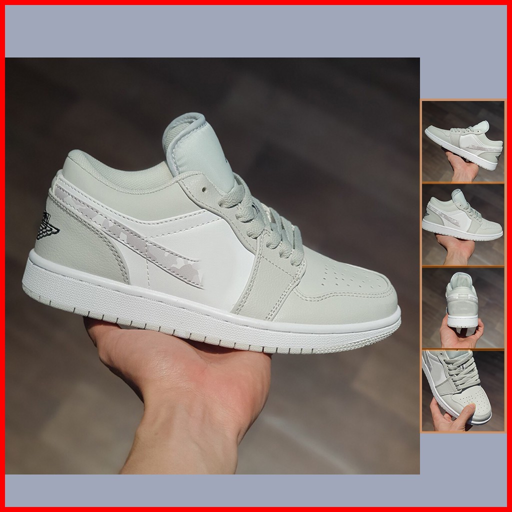 Giày Sneakers Low Grey White Vảy Camo Mã 226