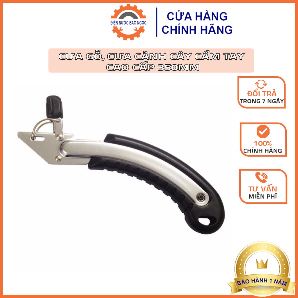 Cưa gỗ,cưa cành cầm tay cao cấp 350mm top - Đài Loan