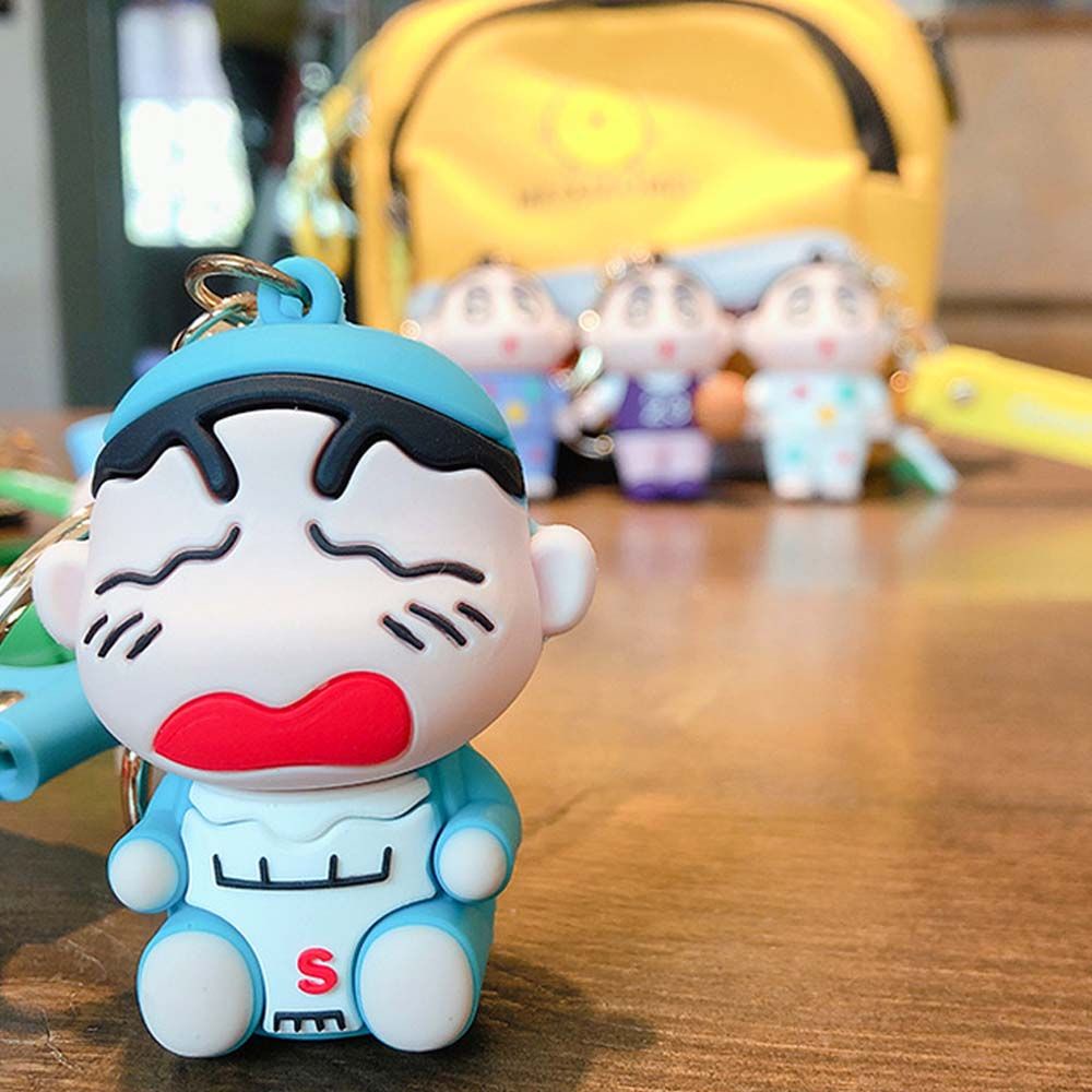 Móc khóa silicone hình cậu bé bút chì Shin ngộ nghĩnh đáng yêu