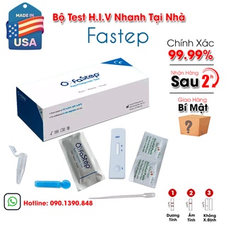 [Ship Hỏa Tốc] Test nhanh HIV tại nhà FASTEP của Mỹ chính xác 100%