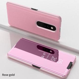 Bao da điện thoại nắp lật mặt gương nhìn màn hình thông minh cho OPPO A5 2020 A9 2020 Reno 2 2F F11 Pro Realme 3 Pro Realme 3