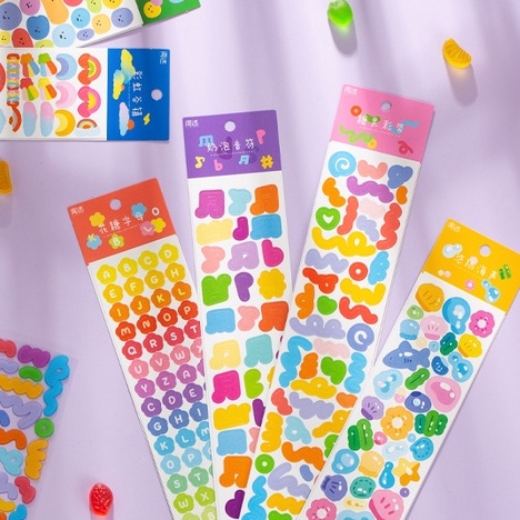 Sticker Set 2 Miếng Giấy và PET Fairytale Vending Machine