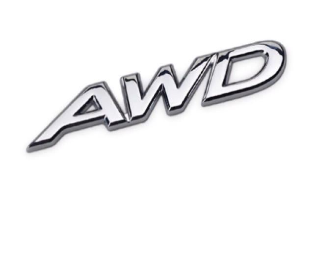 Logo kim loại AWD 2.0 2.5 cho xe mazda