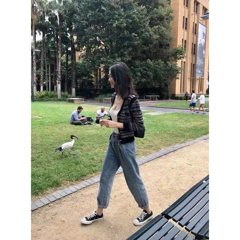 Blackpink Jennie Knit Cardigan Long-Sleeved Slim Korean Autumn Sweater Coat sweater Top