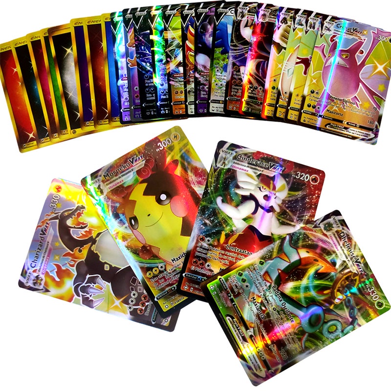 120 Chiếc GX Charizard Card Tiếng Anh Trading Battle Pikachu TCG Card Game Shining Card Booster Card