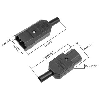 Bộ 5 cặp Phích cắm C13 - C14 Đực và cái