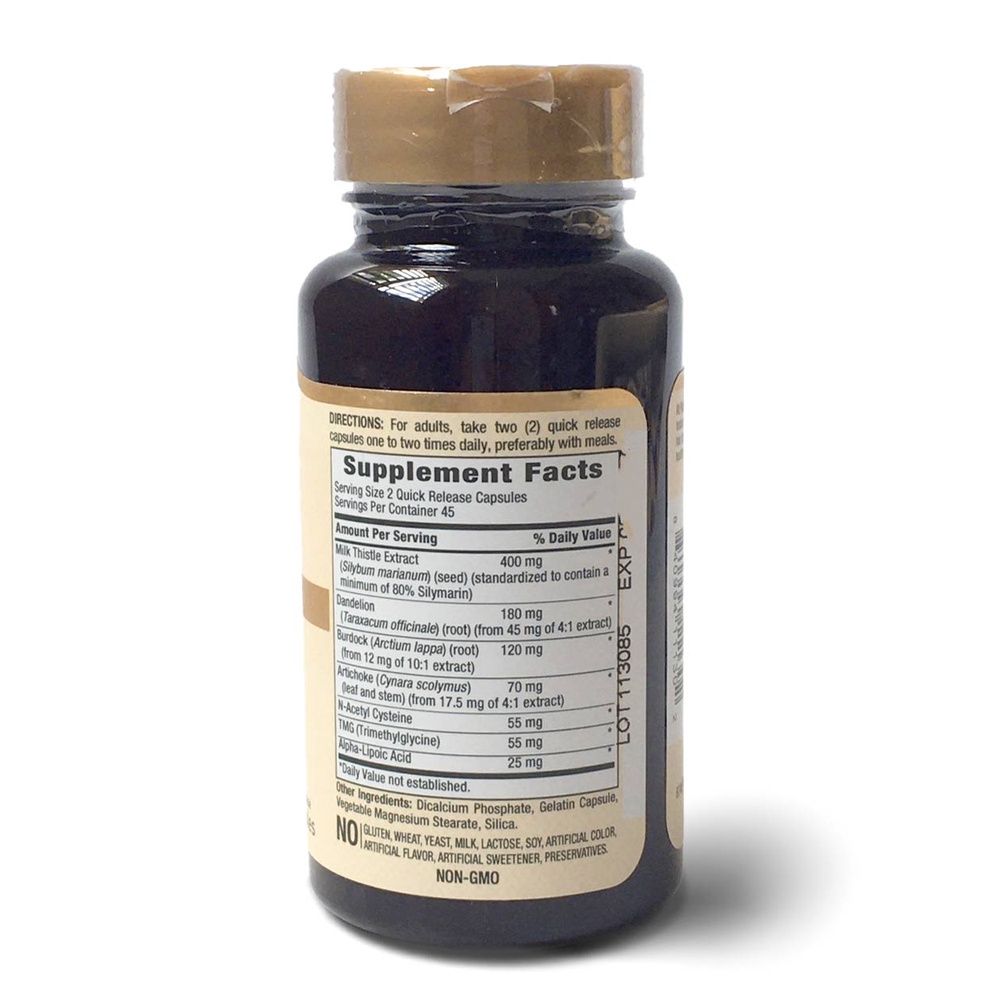 Hỗ trợ gan PipingRock Liver Cleanse Complex Quick Release 90 viên