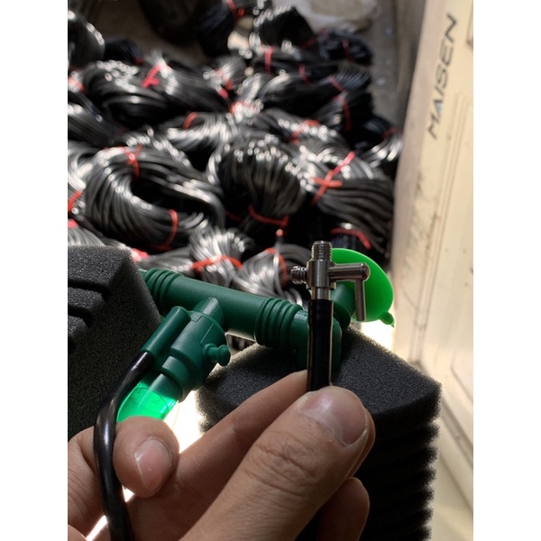 Dây Sủi Oxy Đen Dẻo Chống Gập (1 Met)