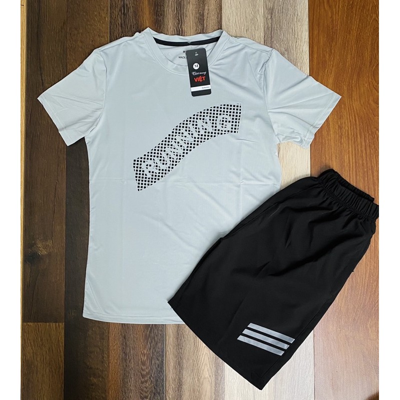 Bộ Thể Thao Nam Running Vải Thun 4 Chiều 💖FREESHIP💖  [NB Fashion] | BigBuy360 - bigbuy360.vn