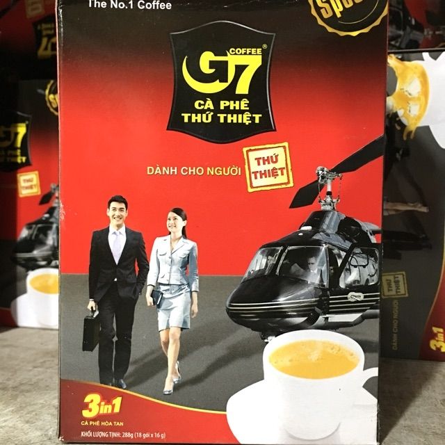 ( Sẵn tại Bắc Ninh) Lẻ= Sỉ Hộp cà phê G7 18 gói