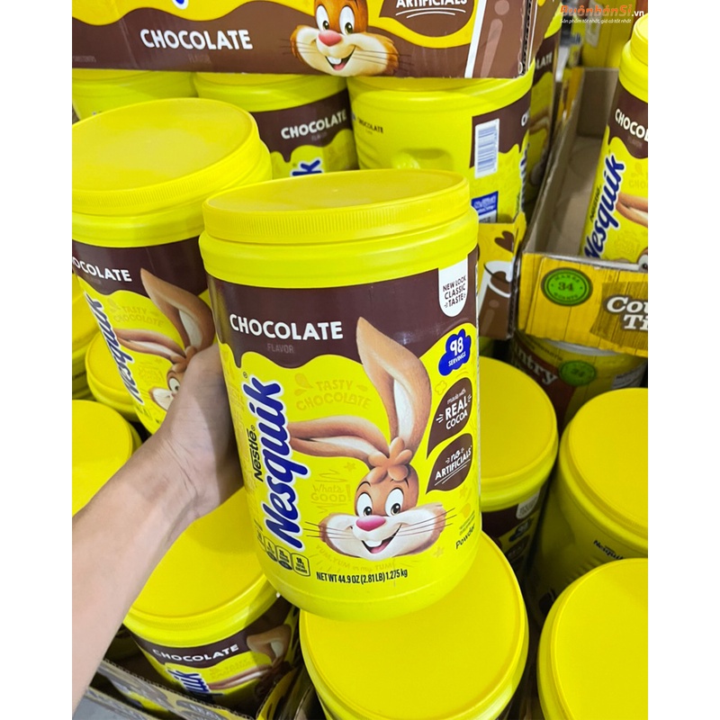 BỘT CACAO NESTLE NESQUIK CHOCOLATE 1.275KG CỦA MỸ