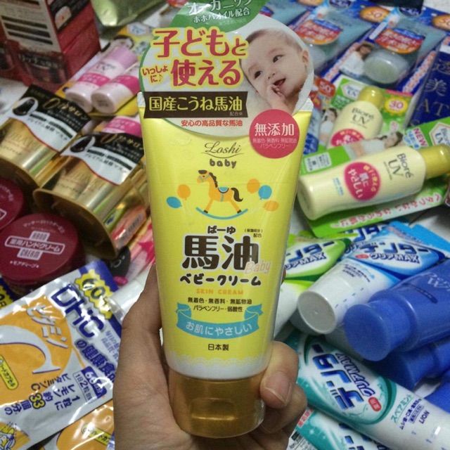 Kem dưỡng dầu ngựa Baby Loshi 100g