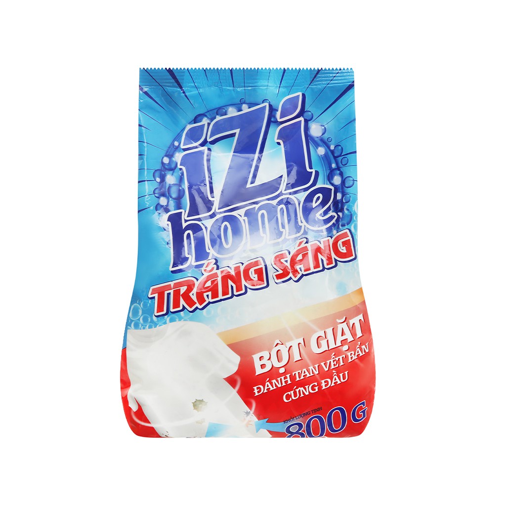 Bột giặt IZI HOME trắng sáng 800g