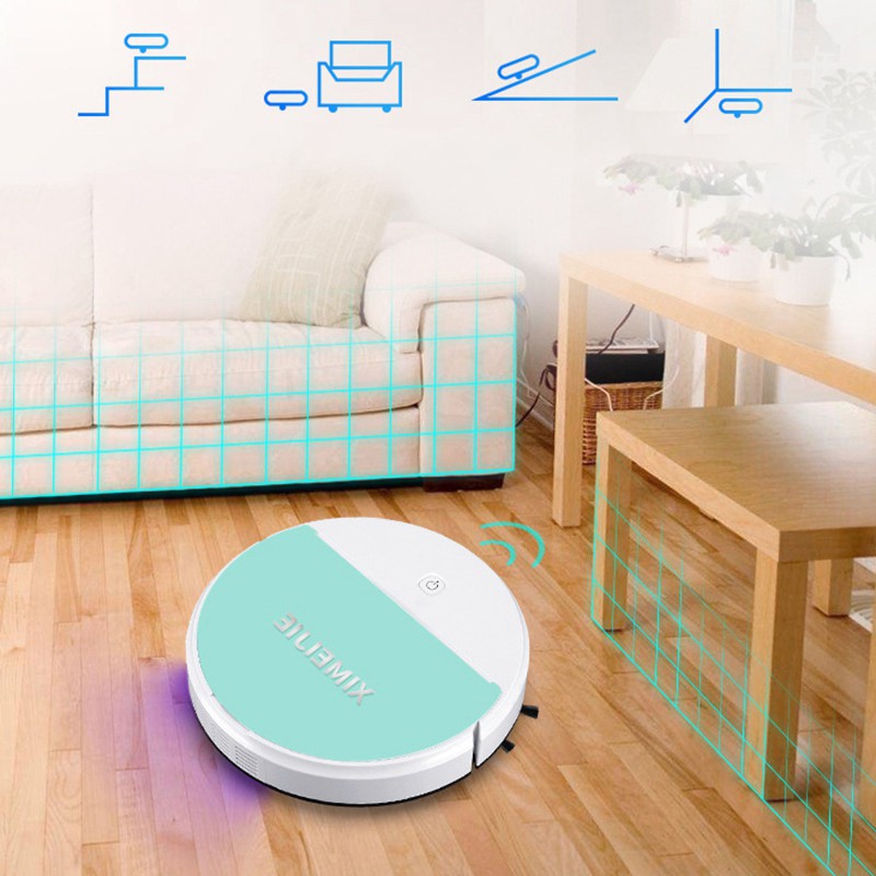 Robot Hút Bụi Thông Minh 3 Trong 1 Màu Trắng | BigBuy360 - bigbuy360.vn
