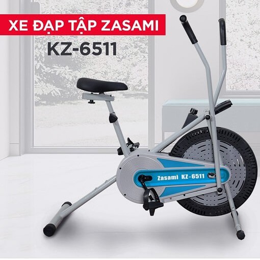 Xe Đạp Tập Thể Dục Zasami KZ - 6511,tập tại nhà, siêu hiệu quả, hàng có sẵn, tặng ngay bộ xoay eo khi mua xe