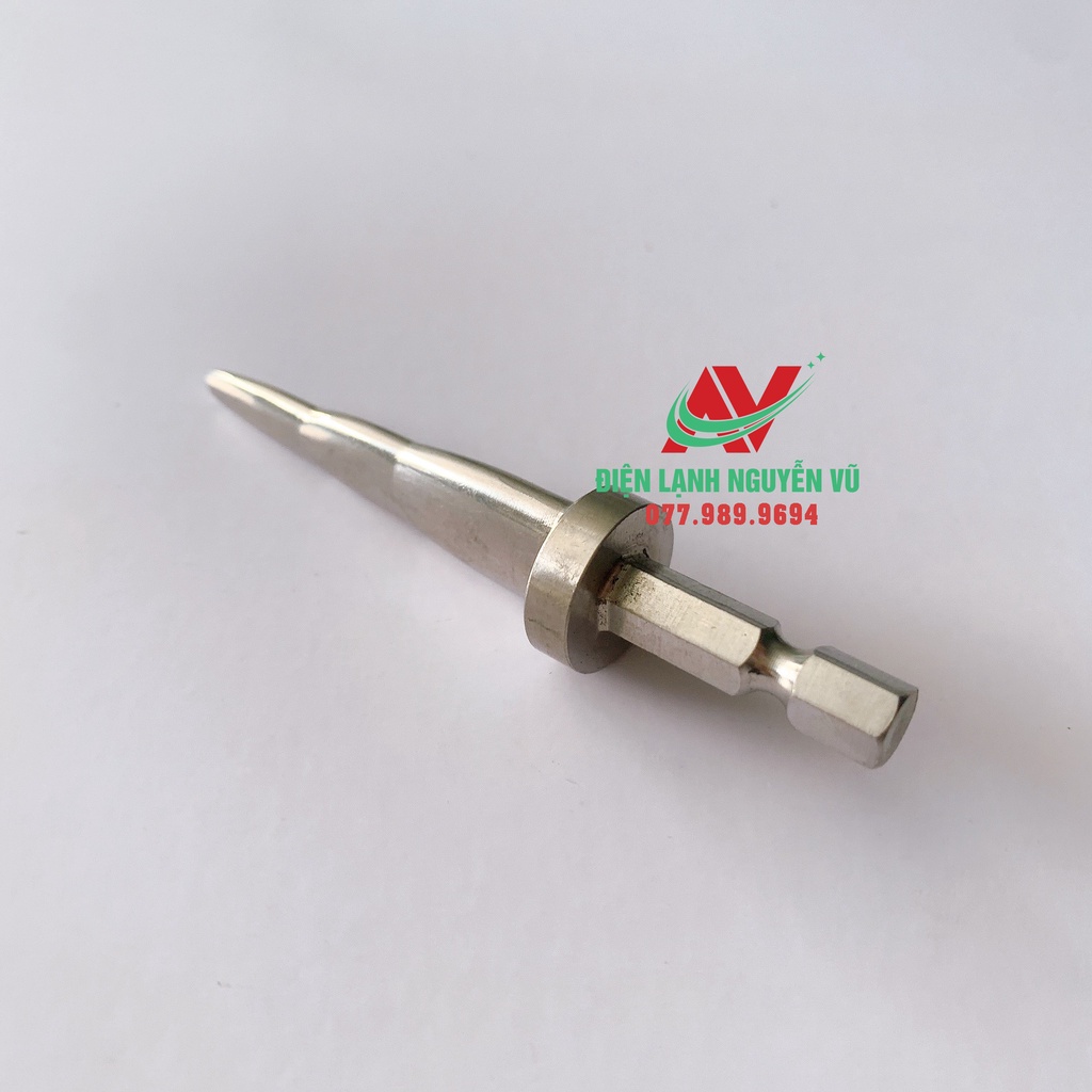 Mũi nóng ống đồng bằng máy khoan phi 6 - 10 - 12