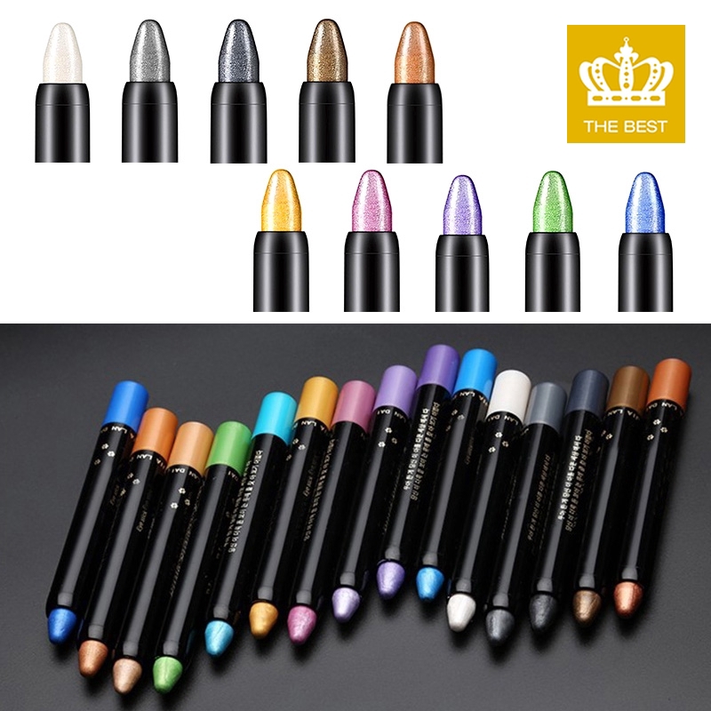 [Hàng mới về] Phấn mắt bắt sáng dạng bút tiện lợi với nhiều màu sắc thời trang tùy chọn