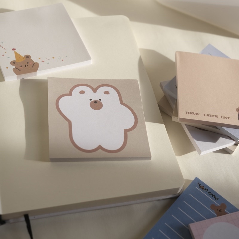 (ĐỒNG GIÁ 15K) Set 50 Tờ Giấy Note Đa Dạng Mẫu Và Kích Thước Nhiều Phong Cách