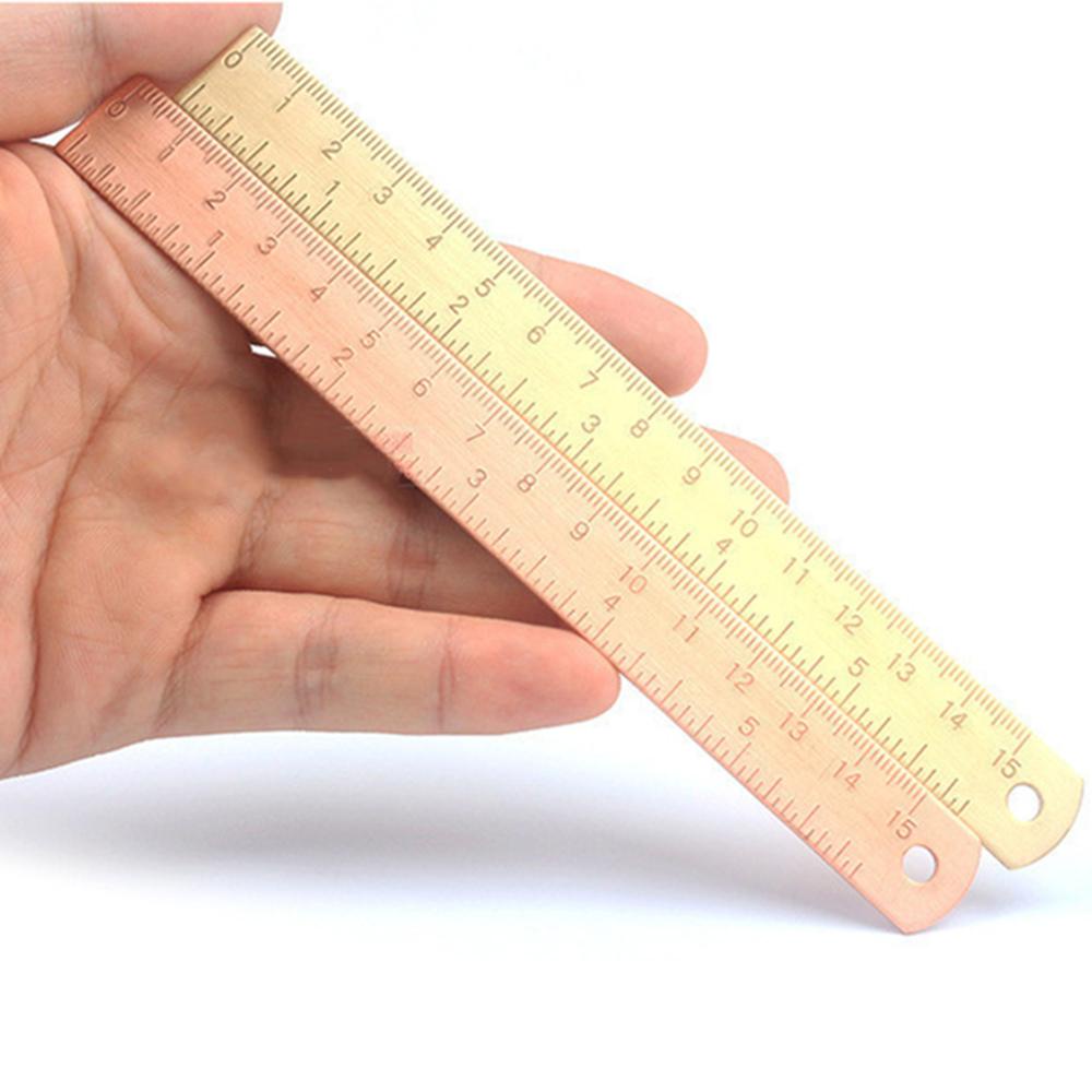 PEWANY Thước Đo Đánh Dấu Trang Sách Bằng Đồng Thau Chất Lượng Cao