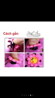 Sticker Crocs, combo 10c Jibbits ngẫu nhiên