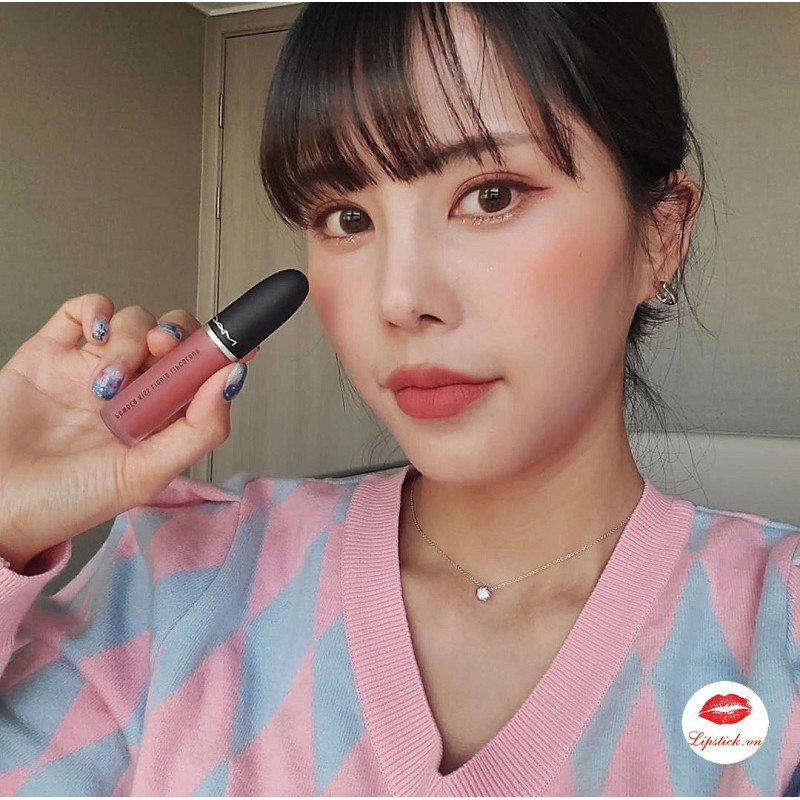 SON MAC POWDER KISS LIPSTICK MÀU #989