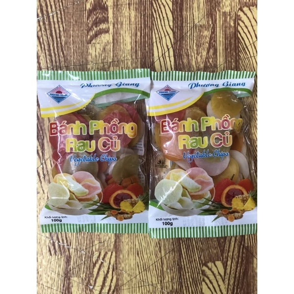 [GIÁ SỈ - FREESHIP] BÁNH PHỒNG RAU CỦ PHƯƠNG GIANG 100G