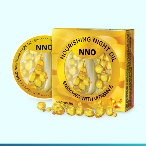 Dầu dưỡng ẩm NNO - Vitamin E tự nhiên (30 viên)
