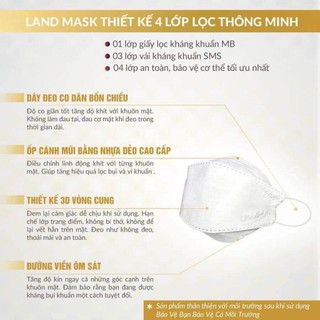 Khẩu Trang Land Mask Vip set 6c