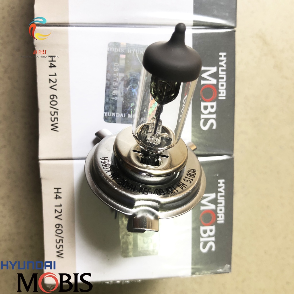 Bóng Đèn H4 12V 60/55W Chính Hãng MOBIS HÀN QUỐC. Dùng cho getz. morning. i10 grand..v.v....