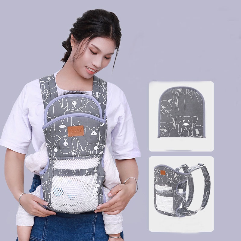 [HCM]Địu Em Bé Sơ Sinh Có Đỡ Cổ Đa Năng Gọn Nhẹ Hàng Chất Lượng Cao, Đai Địu Em Bé Đi Xe Máy-MY-BD01H
