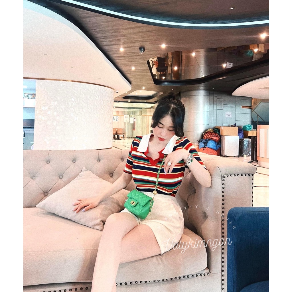 Áo polo len sọc TL