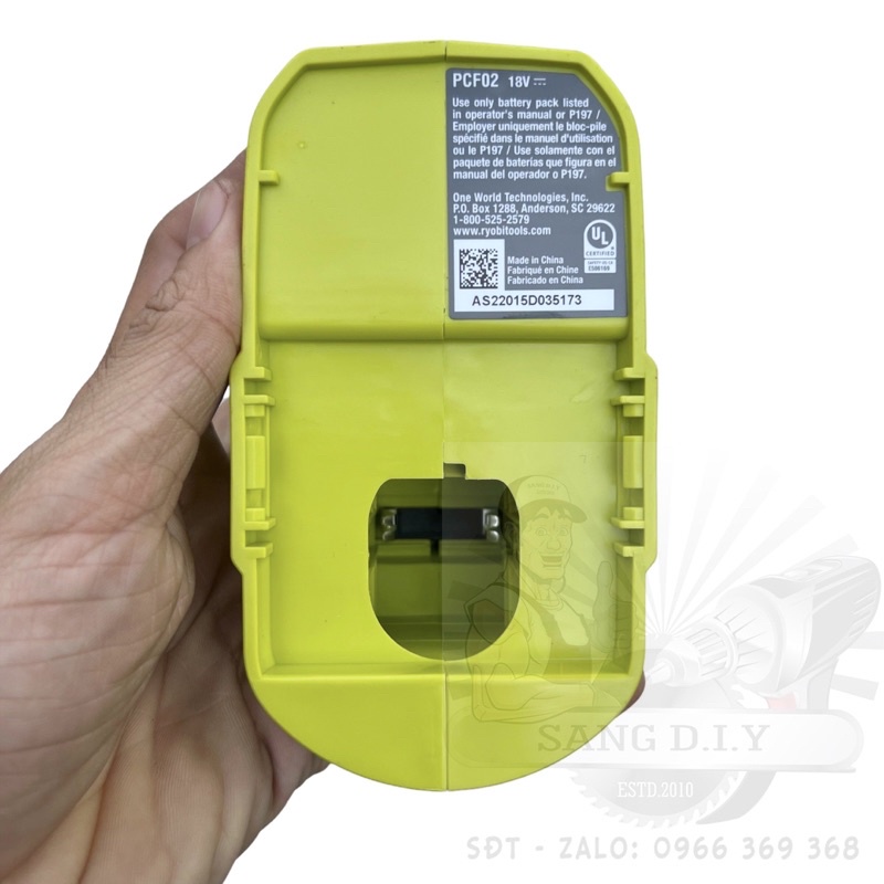 Quạt mini dùng pin 18V RYOBI 18V ONE➕