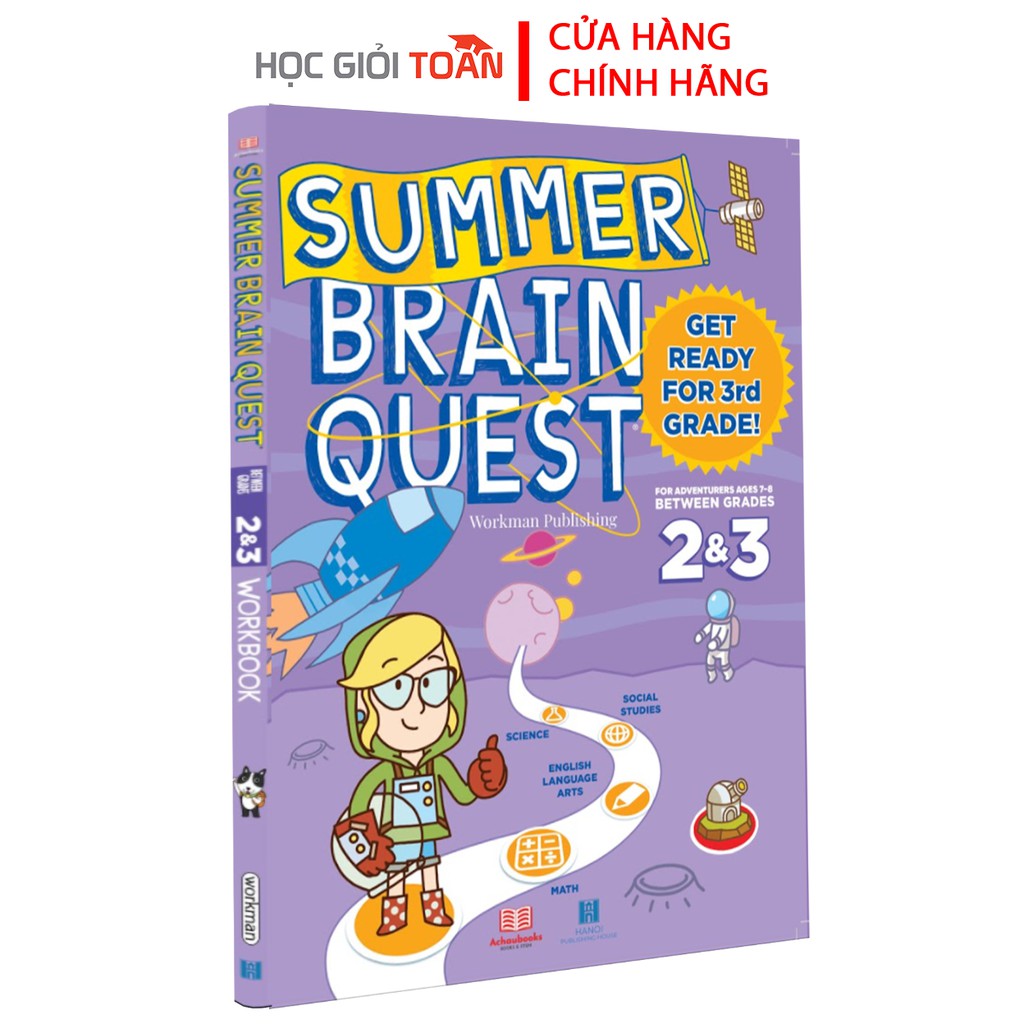 Sách Summer BrainQuest - dành cho bé 7 đến 8 tuổi