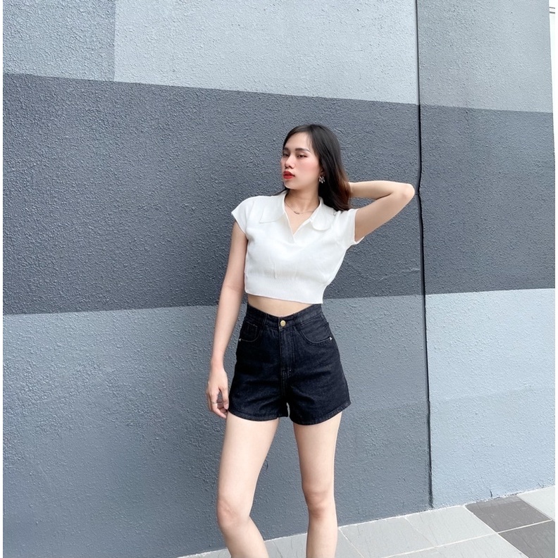 (Freeship) Quân Đùi Nữ Lưng Cao Trơn Basic Lai Cuốn (Hình Thật Shop Chụp)