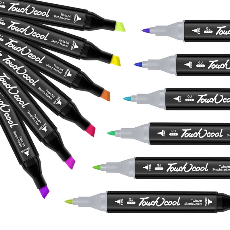 Màu marker bút màu dạ, màu vẽ touchcool bộ 30/40/60/80 màu vẽ - Hàng chính hãng - VinBuy
