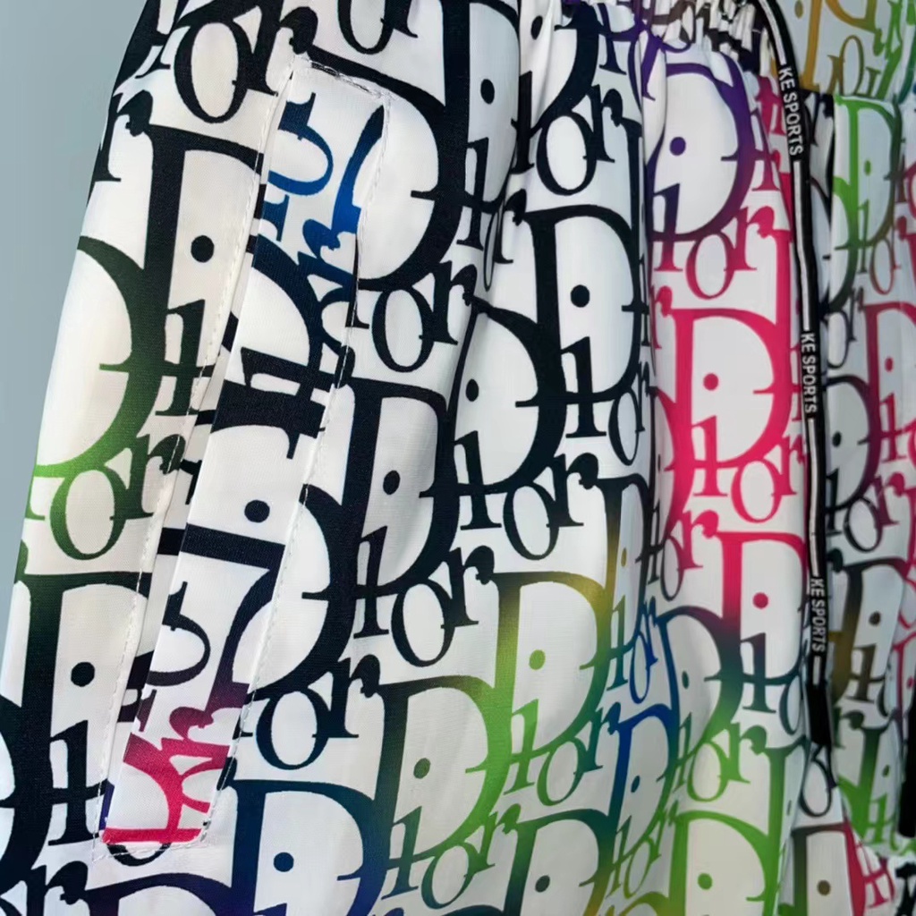 Quần Short DIOR In Logo 3D HD Thoải Mái Thời Trang Mùa Hè Cao Cấp