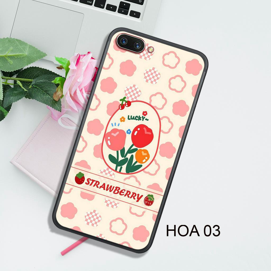 Ốp Lưng  OPPO A1K - A3S - A5 - A8/A31 - A71 - A73 - A83 - A93 4G , In Hình HOA, Màu Sắc Bắt Mắt.