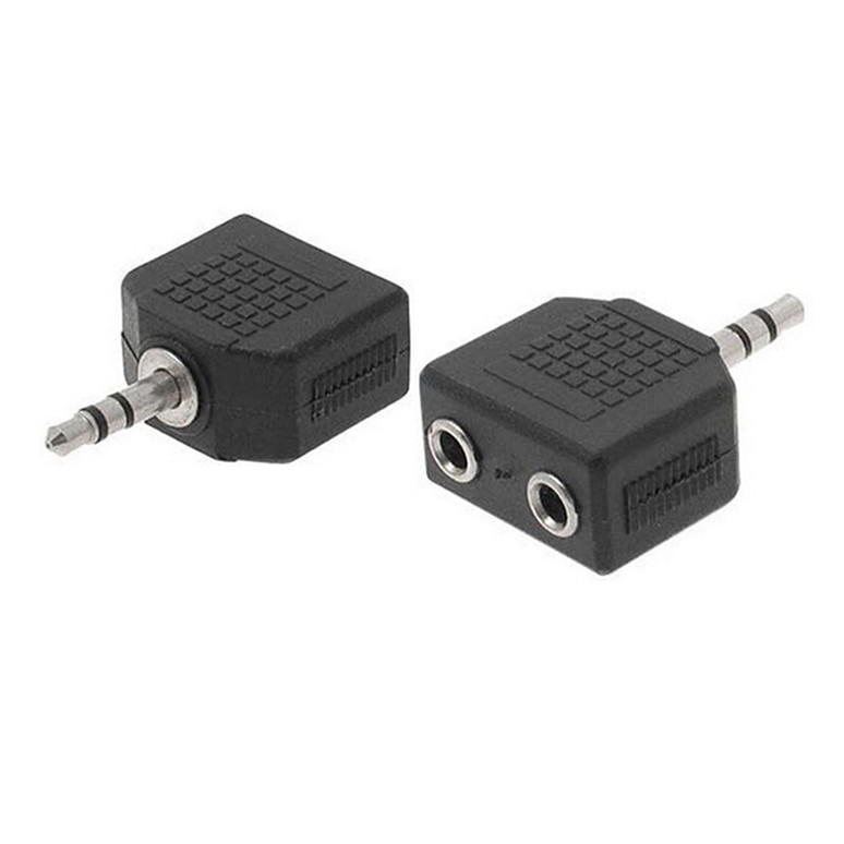 Jack Chia Audio 3.5mm 2 Cổng Ra