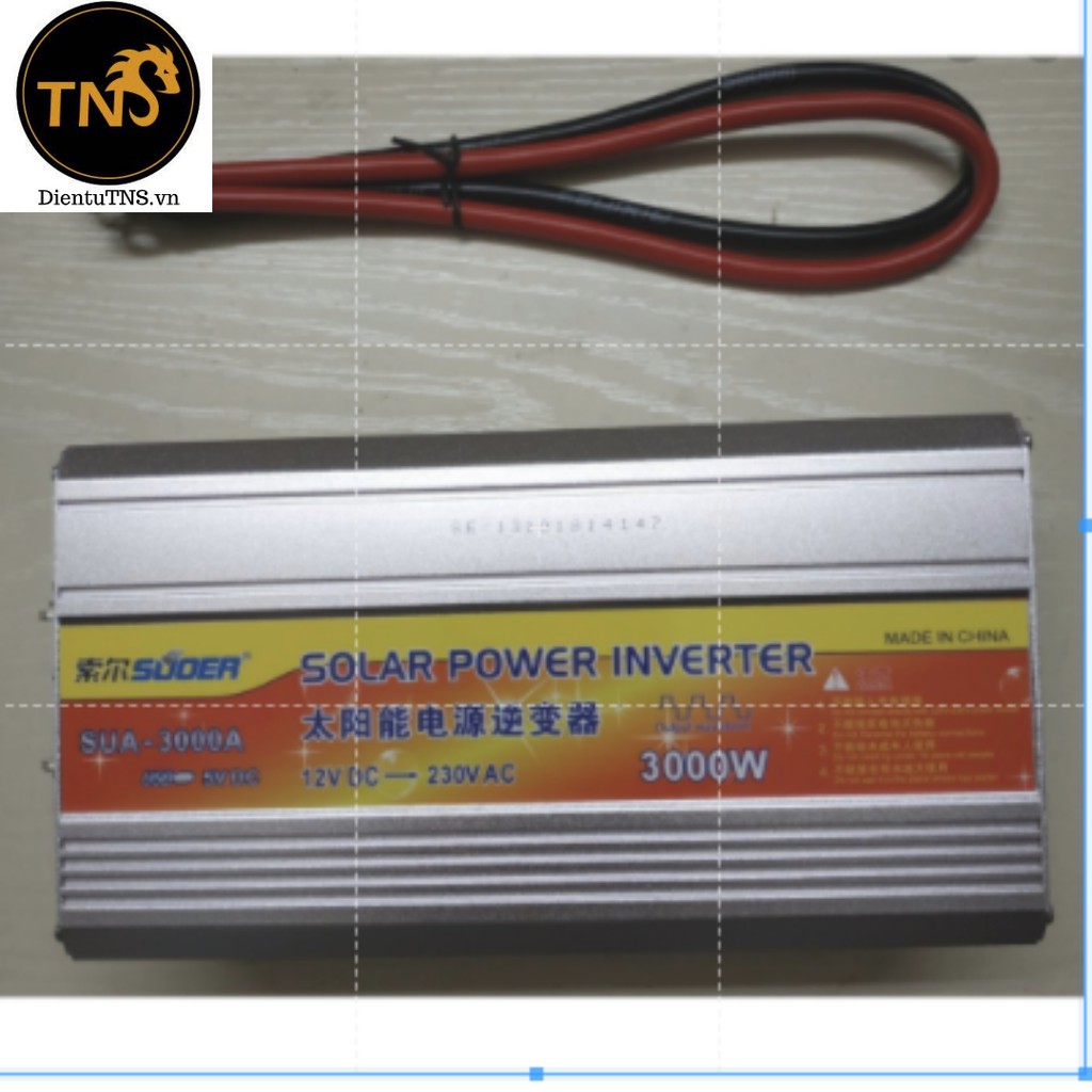 TNS. Bộ kích điện INVERTER 3000W SUOER SUA-3000A 12V-220v