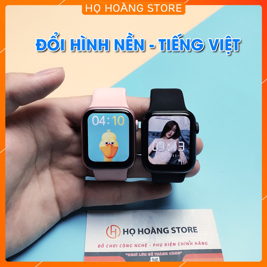 Đồng Hồ Thông Minh HW12 Bản Series 6 (38/40mm) Đổi được hình nền, Kết nối Bluetooth có tiếng Việt, Thay được dây T