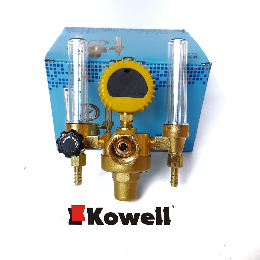 Đồng hồ khí argon 2 vòi tiết kiệm khí đẹp