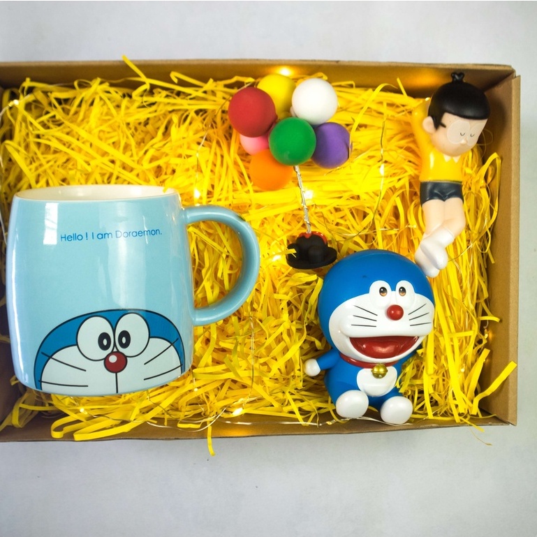 Quà Tặng Sinh Nhật, Cốc Gốm Sứ Hình Doraemon Và Các Nhân Vật Trong Truyện Tranh Doraemon, Món Quà Ý Nghĩa Dành Cho Bé
